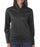 Ultraclub Women's 100% Polyester Jackets - 100% Polyester Solid Soft Shell Zip Jacket, Women's, Black, Size 2XL - 8477L BLACK 2XL