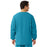 Medline Unisex AngelStat Snap-Front Warm-Up Scrub Jackets - AngelStat Unisex Snap Front Scrub Jacket, Peacock, Size 5XL - 849NBT5XL