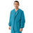 Medline Unisex AngelStat Snap-Front Warm-Up Scrub Jackets - AngelStat Unisex Snap Front Scrub Jacket, Peacock, Size 5XL - 849NBT5XL