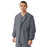 Medline Unisex AngelStat Snap-Front Warm-Up Scrub Jackets - AngelStat Unisex Snap Front Scrub Jacket, Charcoal, Size 4XL - 849NCC4XL