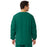 Medline Unisex AngelStat Snap-Front Warm-Up Scrub Jackets - AngelStat Unisex Snap Front Scrub Jacket, Hunter Green, Size 4XL - 849NHG4XL