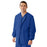 Medline Unisex AngelStat Snap-Front Warm-Up Scrub Jackets - AngelStat Unisex Snap Front Scrub Jacket, Sapphire, Size 4XL - 849NHT4XL-CA