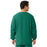 Medline Unisex AngelStat Snap-Front Warm-Up Scrub Jackets - AngelStat Unisex Warm-Up Scrub Jacket, Emerald, Size 5XL - 849NJT5XL