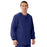 Medline Unisex AngelStat Snap-Front Warm-Up Scrub Jackets - AngelStat Unisex Warm-Up Scrub Jacket, Navy, Size M, Angelica Color Coding - 849NNTM-CA