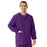 Medline Unisex AngelStat Snap-Front Warm-Up Scrub Jackets - AngelStat Unisex Warm-Up Scrub Jacket, Regal Purple, Size S - 849NRPS