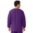 Medline Unisex AngelStat Snap-Front Warm-Up Scrub Jackets - AngelStat Unisex Warm-Up Scrub Jacket, Regal Purple, Size S - 849NRPS