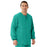 Medline Unisex AngelStat Snap-Front Warm-Up Scrub Jackets - AngelStat Unisex Warm-Up Scrub Jacket, Jade, Size XS - 849NTJXS