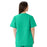 Medline AngelStat Women's Jewel Neck Short Sleeve Snap Front Scrub Tops - AngelStat Women's Jewel Neck Short-Sleeve Snap Front Tunic Scrub Top with 2 Pockets, Size L, Jade - 851NTJL