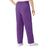 Medline AngelStat Women's Elastic Waist Scrub Pants with Drawstring - AngelStat Women's Elastic Waist Scrub Pants with Drawstring, Size M, Purple - 854NRPM