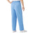 Medline AngelStat Women's Elastic Waist Scrub Pants with Drawstring - AngelStat Women's Elastic Waist Scrub Pants with Drawstring, Size 4XL, Ceil Blue - 854NTH4XL