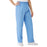 Medline AngelStat Women's Elastic Waist Scrub Pants with Drawstring - AngelStat Women's Elastic Waist Scrub Pants with Drawstring, Size 5XL, Ceil Blue - 854NTH5XL