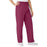 Medline AngelStat Women's Elastic Waist Scrub Pants with Drawstring - AngelStat Women's Elastic Waist Scrub Pants with Drawstring, Size 4XL, Raspberry - 854NTR4XL