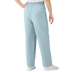 Medline AngelStat Women's Elastic Waist Scrub Pants with Drawstring - AngelStat Women's Elastic Waist Scrub Pants with Drawstring, Size 4XL, Misty - 854NTZ4XL