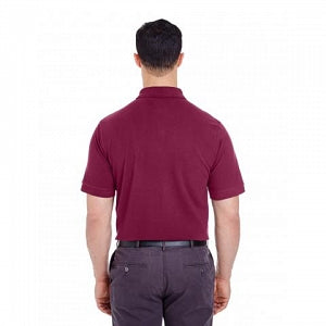 Ultraclub Unisex Polo Shirts - 100% Cotton Polo Shirt, Unisex, Wine, Size 2XL - 8550 MAROON 2XL