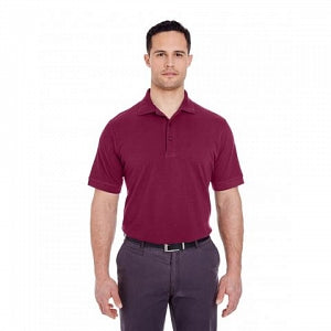 Ultraclub Unisex Polo Shirts - 100% Cotton Polo Shirt, Unisex, Wine, Size 2XL - 8550 MAROON 2XL