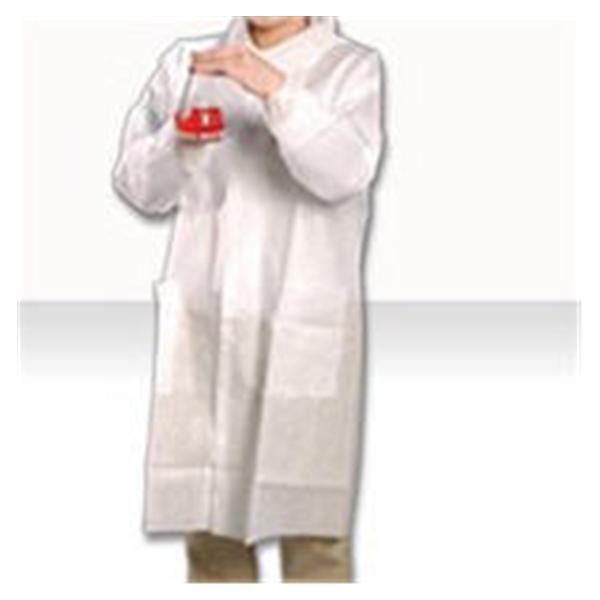 Alpha Protech In Lab Coat Protective AlphaGuard Large White 30/Ca