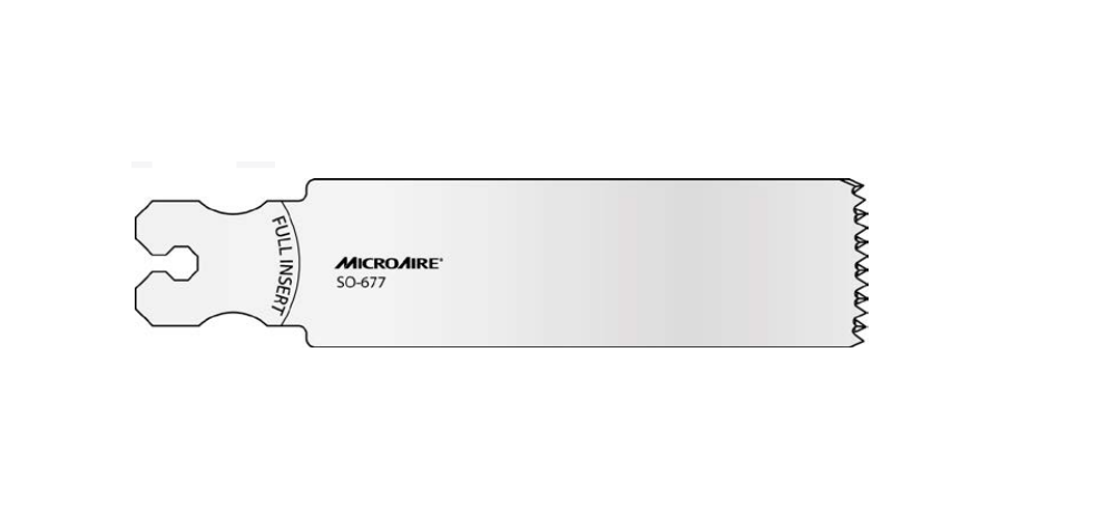 Microaire Surgical Oscillating Blades - BLADE, SAW, OSC, LARGE, 25.4MMX85MMX1.35MM - SO-677