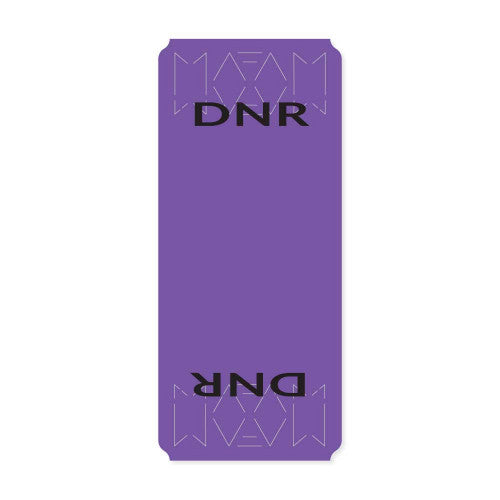 PDC Healthcare Ident-Alert Color Coded Wraps, DNR - Purple, 250 Wraps per Box - 8630D-33-PDJ