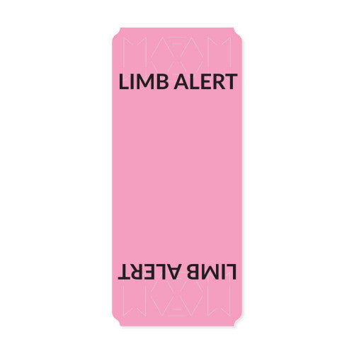 PDC Healthcare Ident-Alert Color Coded Wraps, Limb Alert - Pink 250 Wraps per Box - 8630L-12-PDJ