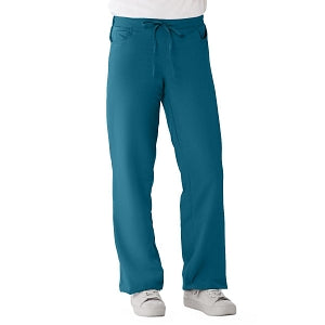 Medline PerforMAX Women's Modern Fit Boot Cut Scrub Pants with 2 Pockets - PerforMAX Women's Modern Fit Boot Cut Scrub Pants with 2 Pockets, Size 4XL Regular Inseam, Caribbean Blue - 865NNT4XL