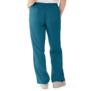 Medline PerforMAX Women's Modern Fit Boot Cut Scrub Pants with 2 Pockets - PerforMAX Women's Modern Fit Boot Cut Scrub Pants with 2 Pockets, Size 4XL Regular Inseam, Caribbean Blue - 865NNT4XL