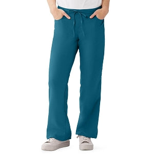 Medline PerforMAX Women's Modern Fit Boot Cut Scrub Pants with 2 Pockets - PerforMAX Women's Modern Fit Boot Cut Scrub Pants with 2 Pockets, Size 5XL Regular Inseam, Caribbean Blue - 865NNT5XL