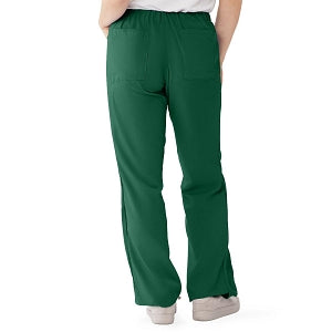 Medline PerforMAX Women's Modern Fit Boot Cut Scrub Pants with 2 Pockets - PerforMAX Women's Modern Fit Boot Cut Scrub Pants with 2 Pockets, Size 4XL Regular Inseam, Evergreen - 865JEG4XL