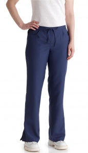 Medline PerforMAX Women's Modern Fit Boot Cut Scrub Pants with 2 Pockets - PerforMAX Women's Modern Fit Boot Cut Scrub Pants with 2 Pockets, Size 4XL Regular Inseam, Navy - 865NNT4XL