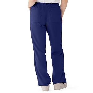 Medline PerforMAX Women's Modern Fit Boot Cut Scrub Pants with 2 Pockets - PerforMAX Women's Modern Fit Boot Cut Scrub Pants with 2 Pockets, Size 4XL Regular Inseam, Navy - 865NNT4XL