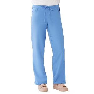 Medline PerforMAX Women's Modern Fit Boot Cut Scrub Pants with 2 Pockets - PerforMAX Women's Modern Fit Boot Cut Scrub Pants with 2 Pockets, Size 5XL Regular Inseam, Ceil Blue - 865NNT5XL