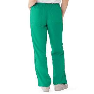 Medline PerforMAX Women's Modern Fit Boot Cut Scrub Pants with 2 Pockets - PerforMAX Women's Modern Fit Boot Cut Scrub Pants with 2 Pockets, Size L Petite Inseam, Jade - 865NTJLP