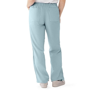 Medline PerforMAX Women's Modern Fit Boot Cut Scrub Pants with 2 Pockets - PerforMAX Women's Modern Fit Boot Cut Scrub Pants with 2 Pockets, Size 4XL Regular Inseam, Misty - 865NNT4XL