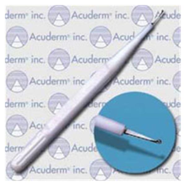 Acuderm Curette Dermal 1mm 1mm Cup Tip Stainless Steel Disposable 25/BX