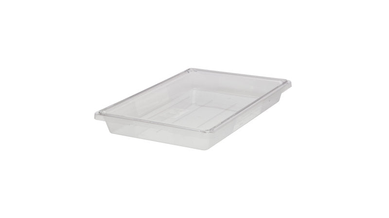 Rubbermaid Box Fd/Bx Polycrbnt 12.5g Ld Dshwshr/Frzr Sf Clr Rctnglr 6/Pk