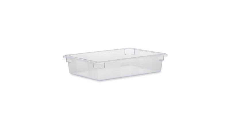 Rubbermaid Box Fd/Bx Polycrbnt 8.5g Ld Dshwshr/Frzr Sf Clr Rctnglr 6/Pk