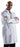 Medline Men's Fine Line Twill Staff Length Lab Coat - Men's Twill Staff-Length Lab Coat, White, Size 40 - 87052TRQ40