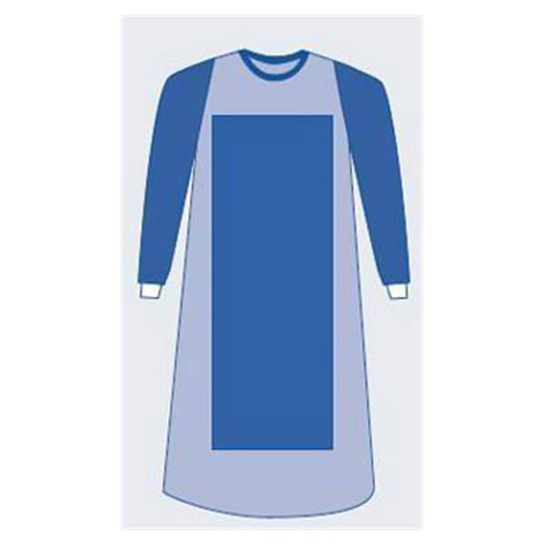 Medline Industries  Gown Surgical Aurora 2XL Blue Poly Rnfrc AAMI L4 Strl LF 18/Ca (DYNJP2729)