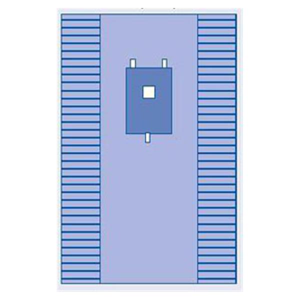 Medline Industries  Drape Laparotomy 6x6" Fenestrated 77x18" Sterile 10/Ca