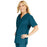 Medline ComfortEase Women's V-Neck Tunic Scrub Top with 2 Pockets - ComfortEase Women's V-Neck Short-Sleeve 2-Pocket Tunic Scrub Top, Size 4XL, Caribbean Blue - 8800JCB4XL