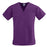 Medline ComfortEase Women's V-Neck Tunic Scrub Top with 2 Pockets - DBD-TOP, SCRUB, 2LOWER-PKTS, C-EASE, EGGPLAN - 8800JEPM