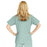 Medline ComfortEase Women's V-Neck Tunic Scrub Top with 2 Pockets - ComfortEase Women's V-Neck Short-Sleeve 2-Pocket Tunic Scrub Top, Size 5XL, Seaspray - 8800JSS5XL