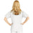 Medline ComfortEase Women's V-Neck Tunic Scrub Top with 2 Pockets - ComfortEase Women's V-Neck Short-Sleeve 2-Pocket Tunic Scrub Top, Size 4XL, White - 8800XTQ4XL