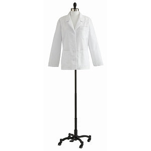 Medline Ladies' Consultation Coats - Women's Consultation Coat, White, Size 10 - 88018QHW10