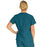 Medline PerforMAX Women's Mock Wrap Tunic Scrub Top with 2 Pockets - PerforMAX Women's Mock Wrap 2-Pocket Tunic Scrub Top, Size 4XL, Caribbean Blue - 881NNT4XL