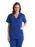 Medline PerforMAX Women's Mock Wrap Tunic Scrub Top with 2 Pockets - PerforMAX Women's Mock Wrap 2-Pocket Tunic Scrub Top, Size 4XL, Royal Blue - 881NNT4XL