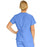 Medline PerforMAX Women's Mock Wrap Tunic Scrub Top with 2 Pockets - PerforMAX Women's Mock Wrap 2-Pocket Tunic Scrub Top, Size 4XL, Ceil Blue - 881NNT4XL