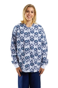 Medline 1888 Print warm up jackets - DBD-JACKET, SCRUB, PRINT, KNIT CUF, IKAT - 8832IKTM