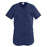 Medline ComfortEase Ladies Shirttail Scrub Tops - Snap-Front Shirttail Scrub Top, Midnight, Size 5XL - 8834JNT5XL