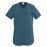 Medline ComfortEase Ladies Shirttail Scrub Tops - DBD-TOP, SCRUB, SNAP-SHIRTTAIL, CARIBBEAN, 3 - 8834JCBXXXL