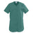 Medline ComfortEase Ladies Shirttail Scrub Tops - DBD-TOP, SCRUB, SNAP-SHIRTTAIL, EVERGREEN, X - 8834JEGXS